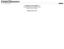 Tablet Screenshot of geekysearch.com